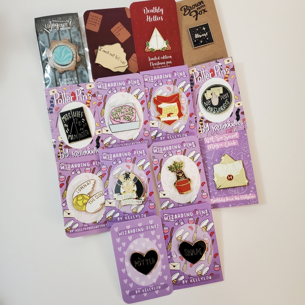 Harry Potter - Awesome enamel pin collection! 📌